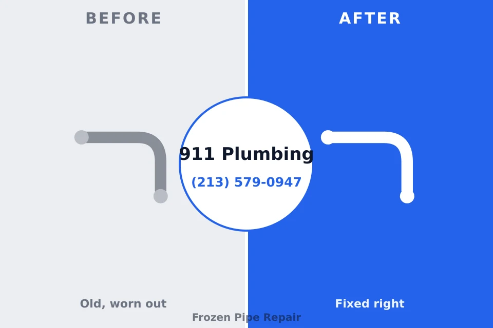 Before and after: plumbing company Halifax, VA